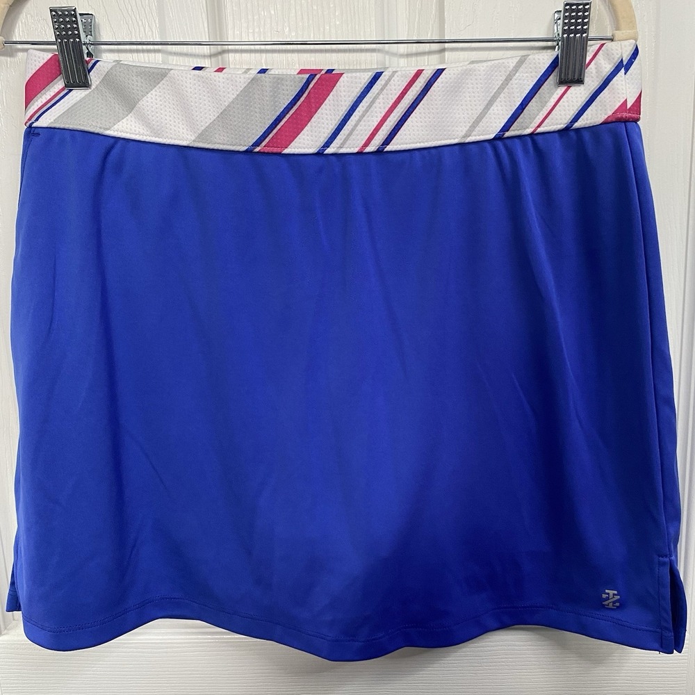 IZOD WOMENS GOLF TENNIS PICKLEBALL SKORT Blue/Pink/White SZ. M